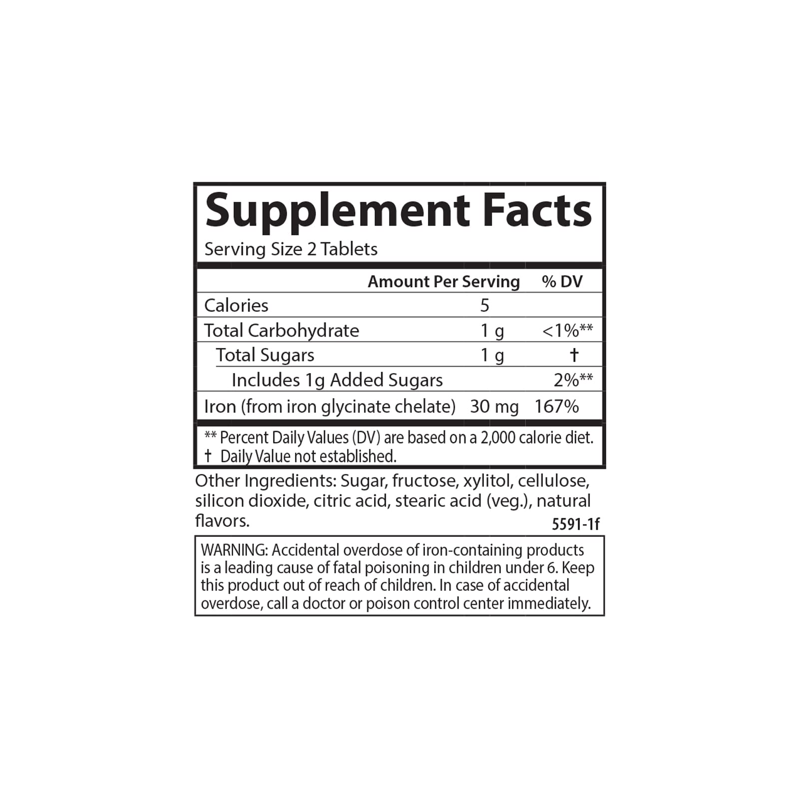 Carlson - Chewable Iron, 30 mg, Superior Absorption, Blood Health, Energy Production & Optimal Wellness, Natural Strawberry Flavor, 60 Tablets - Image 4