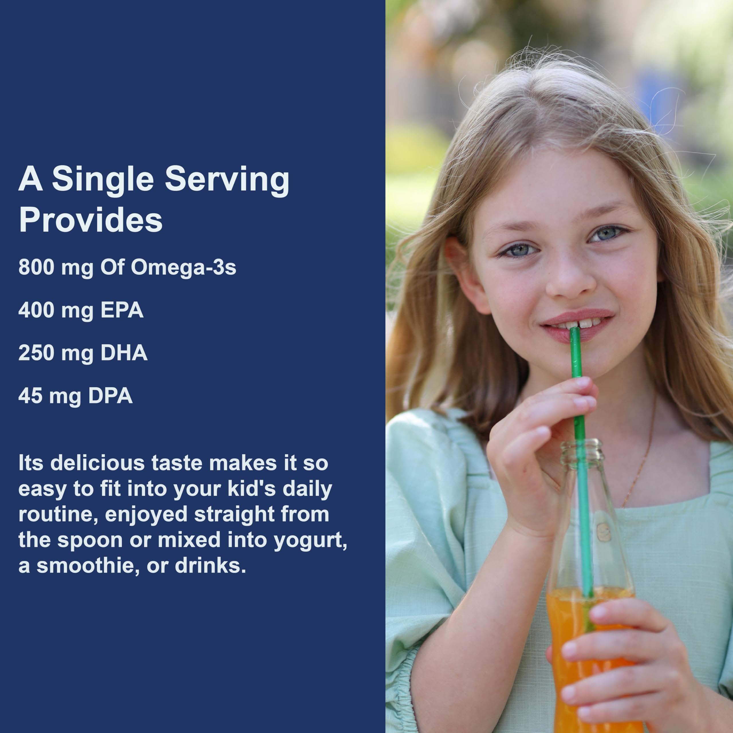 Carlson - Kid's The Very Finest Fish Oil, 800 mg Omega-3s, Norwegian, Sustainably Sourced, Orange, 200 mL - Image 5