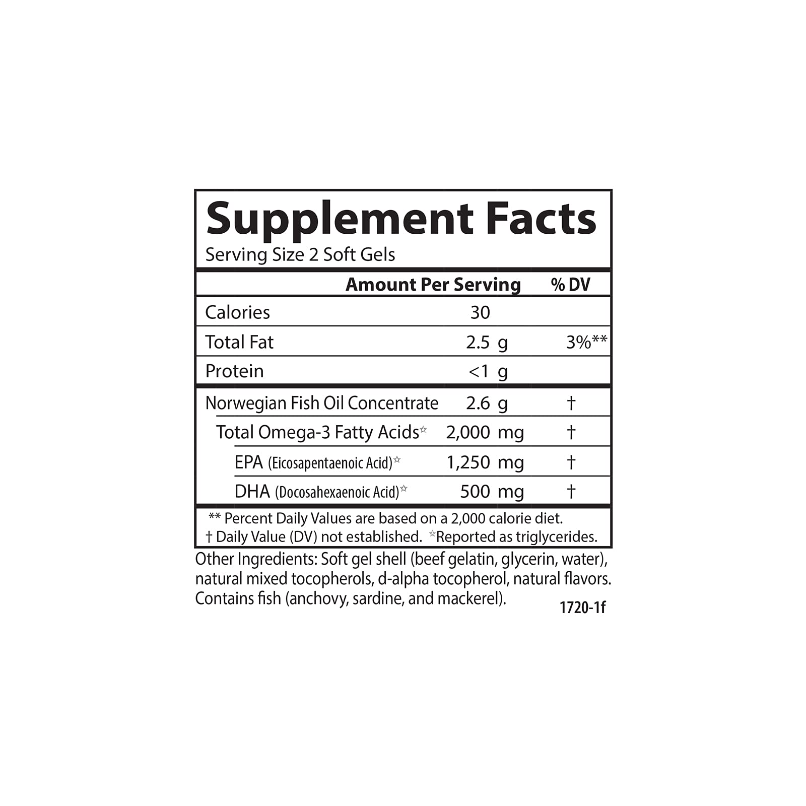 Carlson - Maximum Omega 2000, 2000 mg Omega-3 Fatty Acids Including EPA and DHA, Wild-Caught, Norwegian Fish Oil Supplement, Sustainably Sourced Fish Oil Capsules, Lemon, 60 Softgels - Image 4