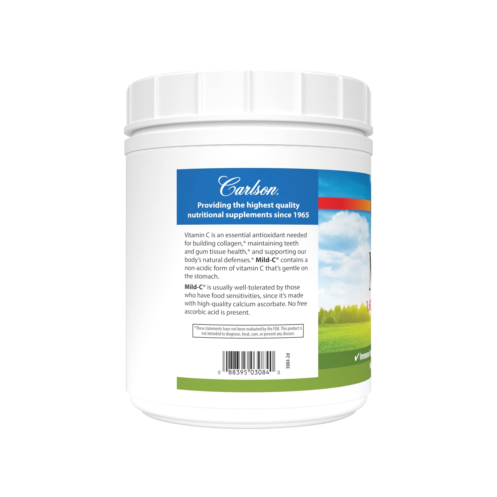 Carlson - Mild-C, Vitamin C Powder, Supports Healthy Immune Function, 35 oz (1,000 g) - Image 3