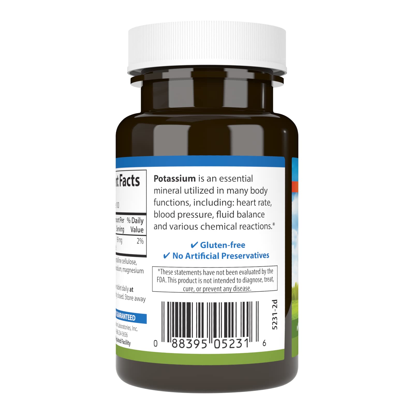 Carlson - Potassium, 99 mg, Promotes Nerve Health & Muscle Function, 100 Tablets - Image 3