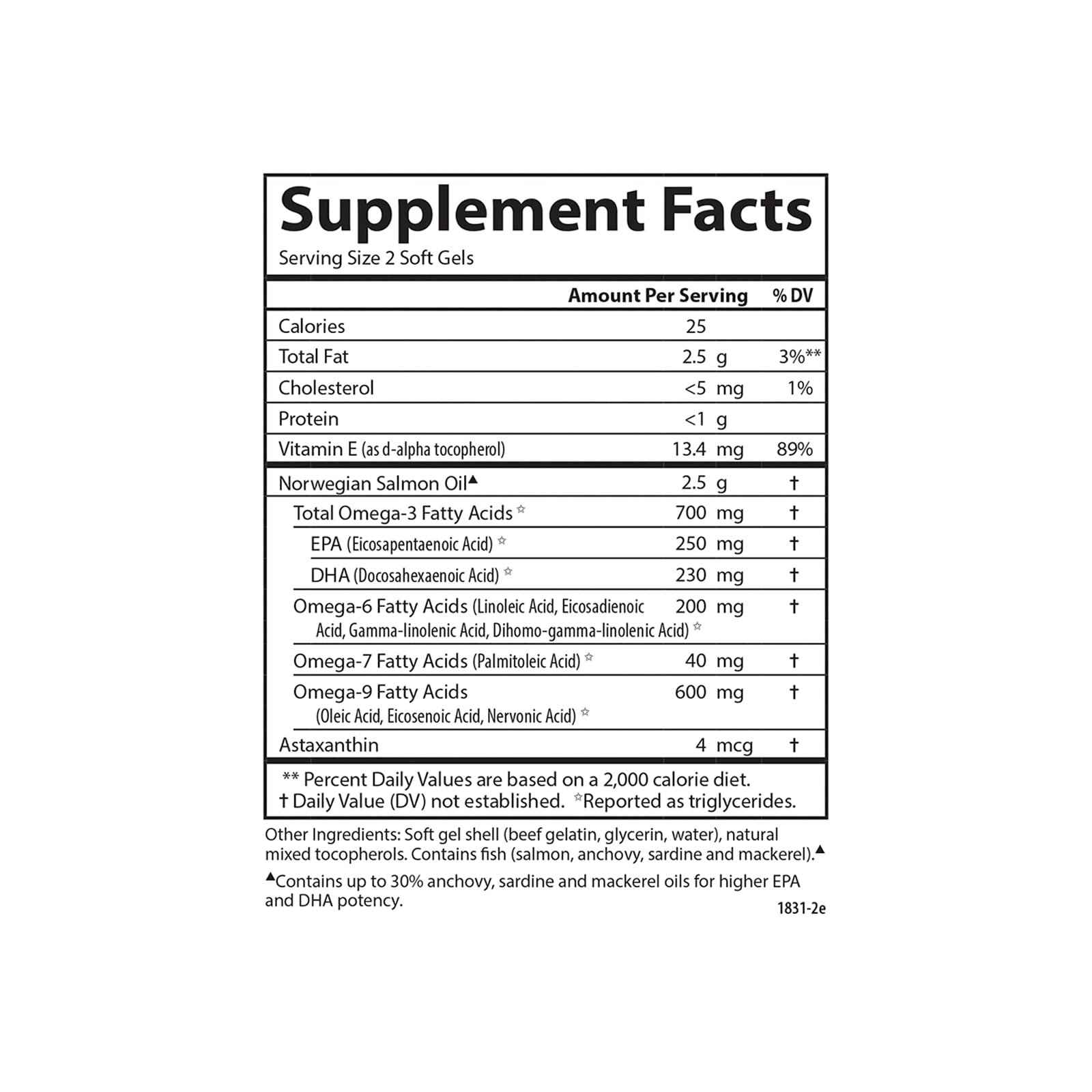 Carlson - Salmon Oil Complete, 700 mg Omega-3s + Astaxanthin, Cardiovascular Support, Brain Function & Joint Health, 120 soft gels - Image 4