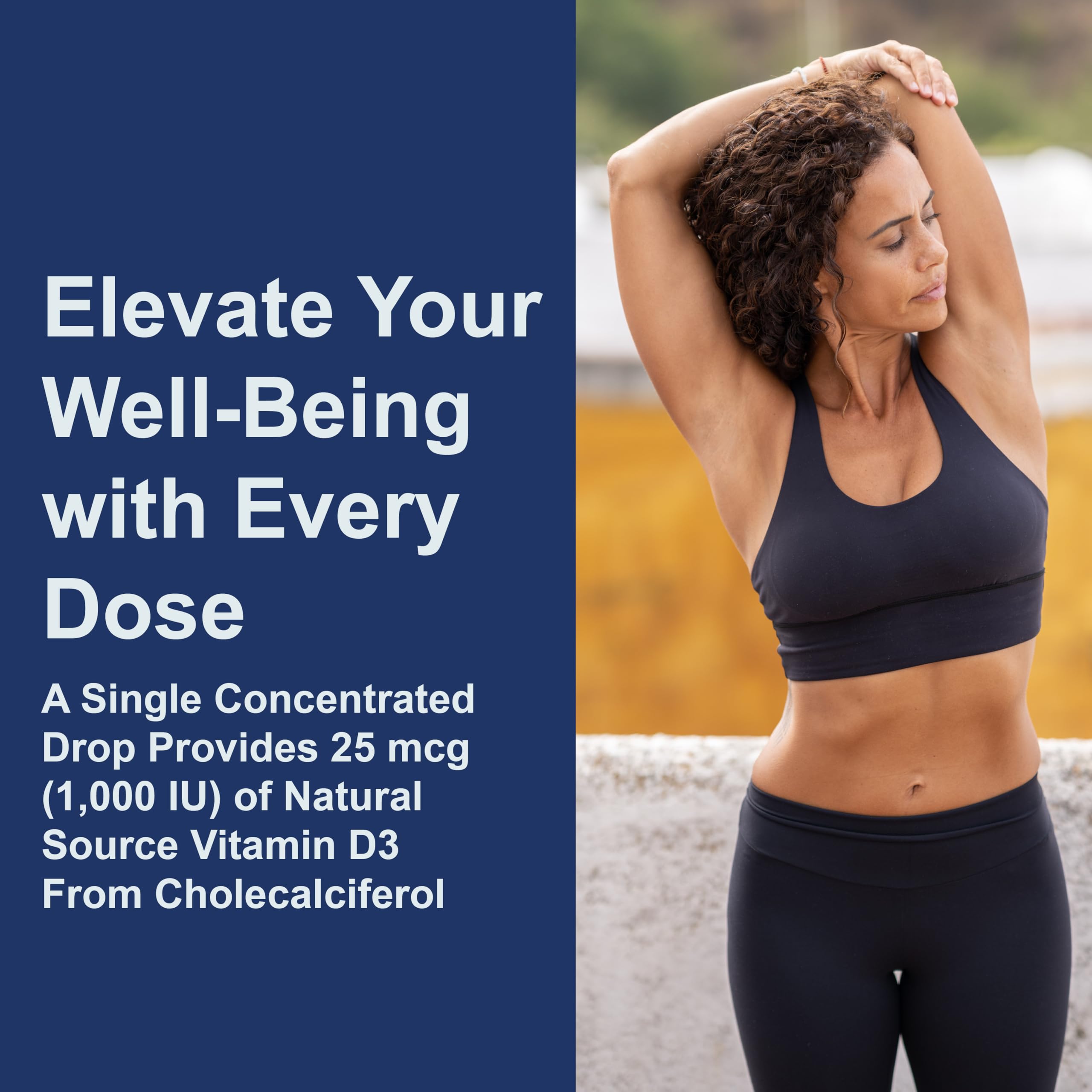 Carlson - Super Daily D3, Vitamin D Drops, 1,000 IU (25 mcg) per Drop, 1-Year Supply, Vitamin D3 Liquid, Heart & Immune Health, Vegetarian, Liquid Vitamin D3 Drops, Unflavored, 365 Drops - Image 4