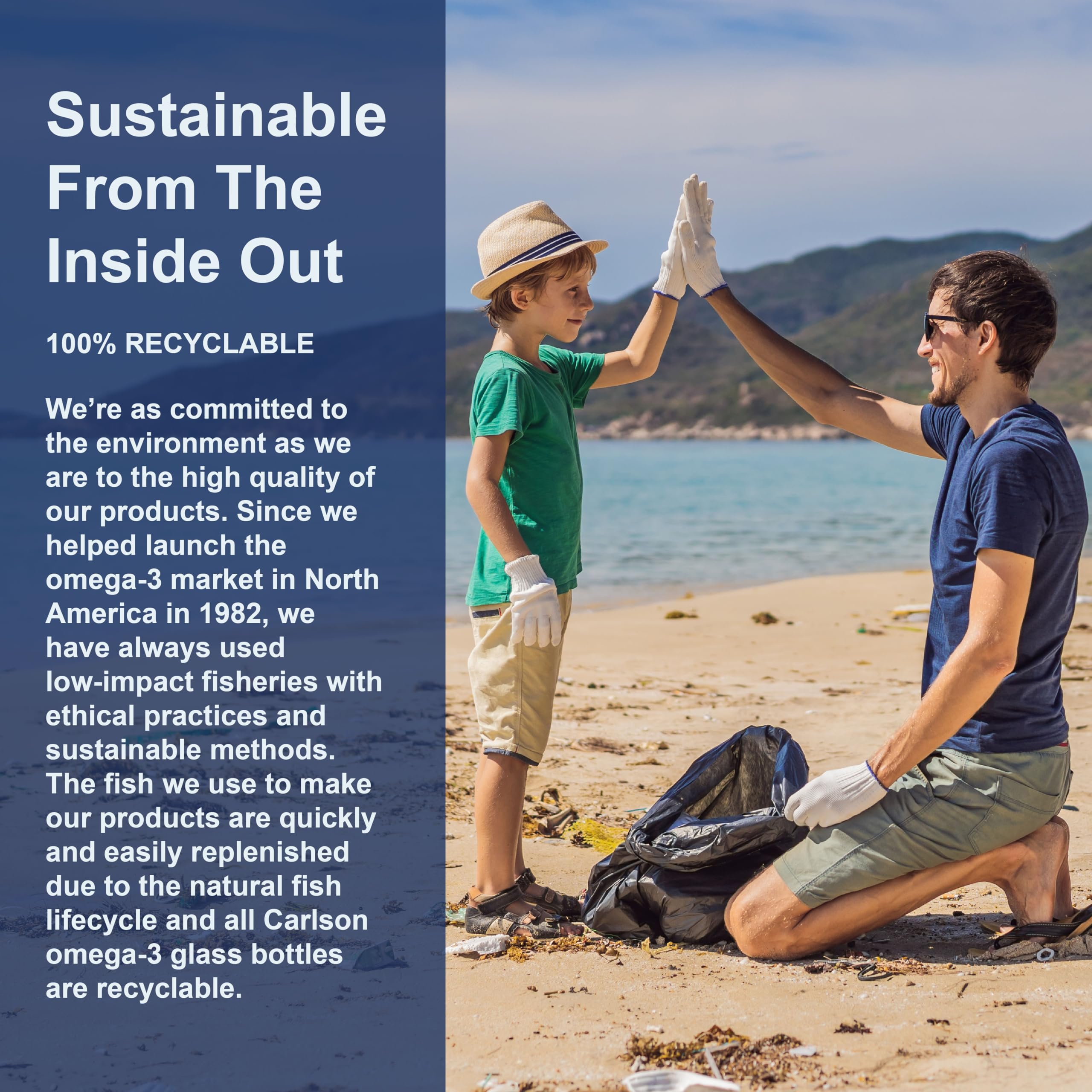 Carlson - The Very Finest Fish Oil, Special Edition, 1600 mg Omega-3s, Liquid Supplement, Norwegian Fish Oil, Wild-Caught, Sustainably Sourced Liquid, Lemon, 500 mL (16.9 Fl Oz) - Image 6