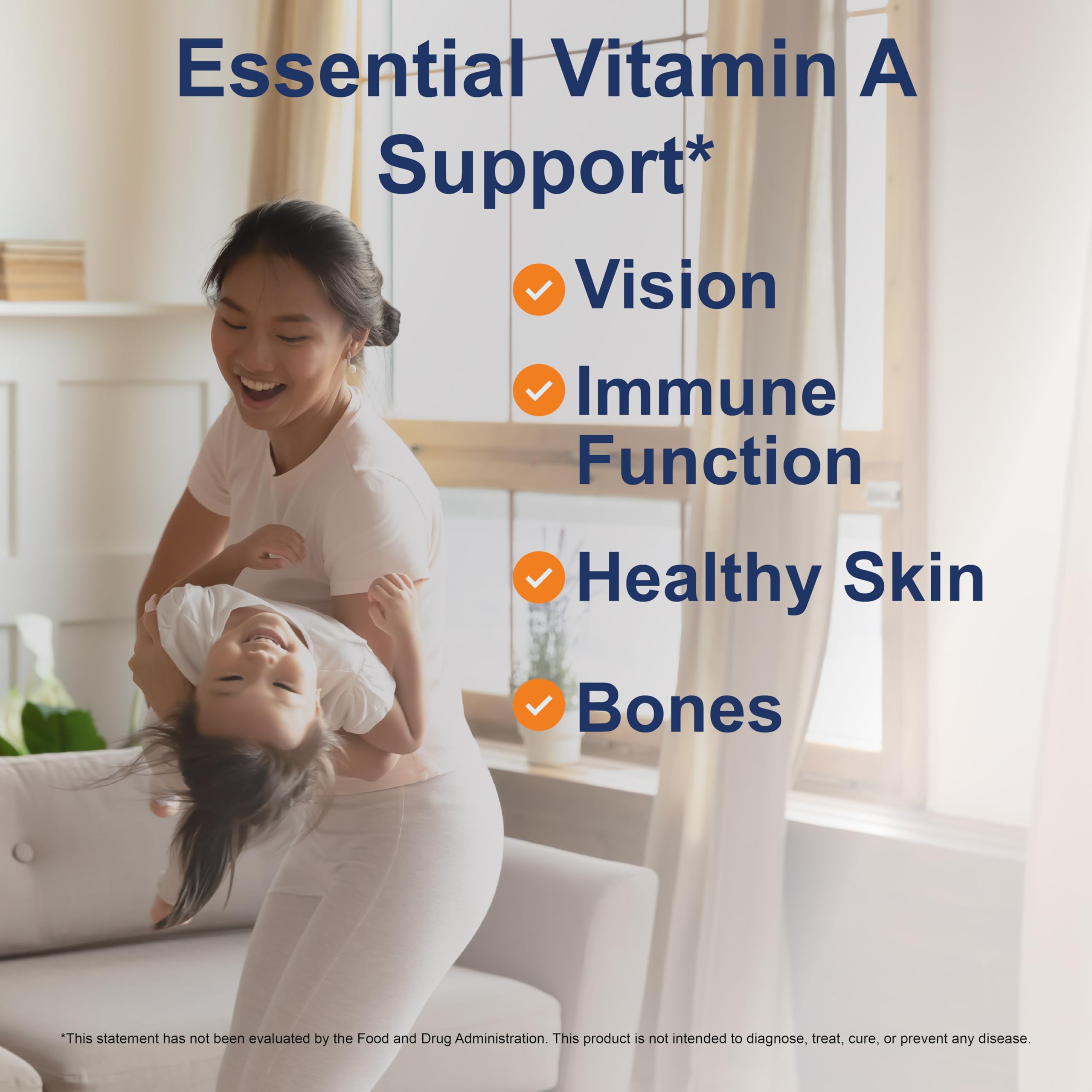 Carlson - Vitamin A, 15000 IU Palmitate (4500 mcg RAE), Vision Health & Healthy Skin, Immune Function, 240 Softgels - Image 4