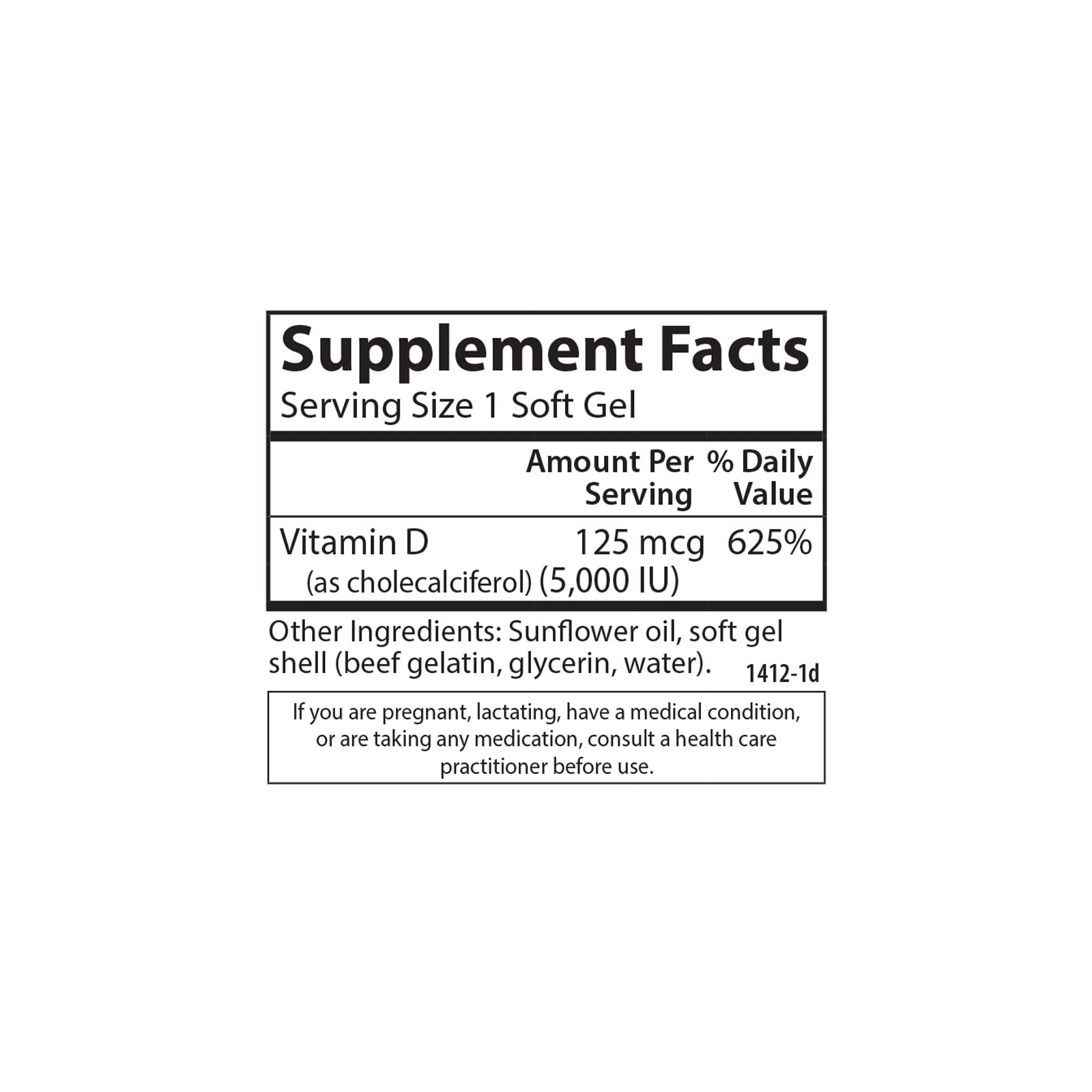 Carlson Vitamin D3 5,000 IU, Bone Health, 360 Soft Gels - Image 4